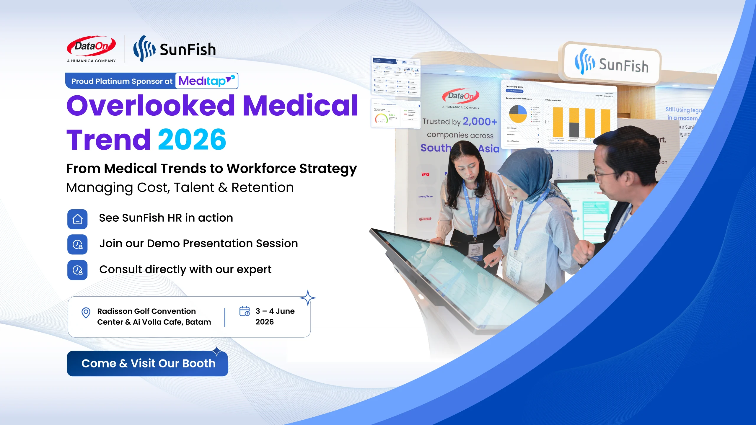 Come and Visit DataOn SunFish booth at Meditap 2026 Batam