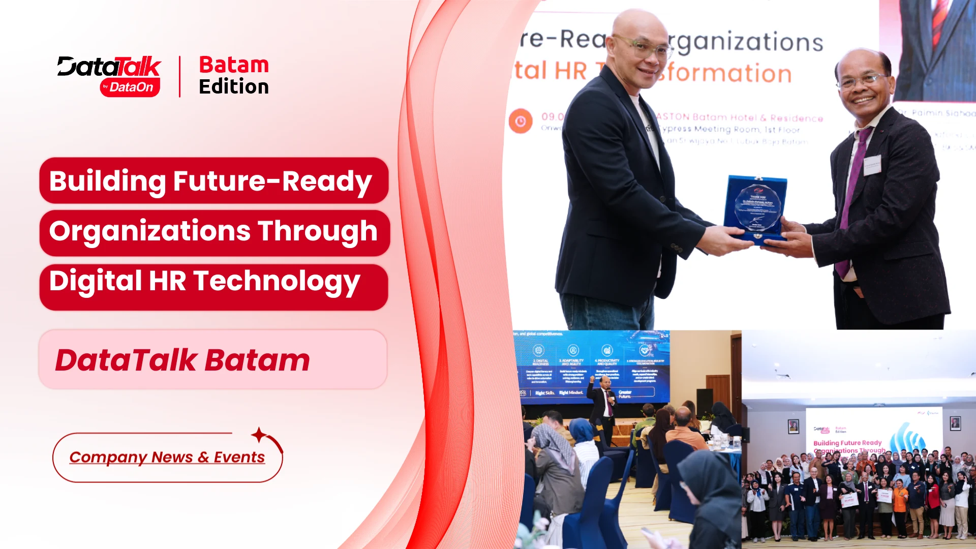 DataTalk Batam 2026 by DataOn and SunFish HR discussing workforce readiness and digital HR transformation