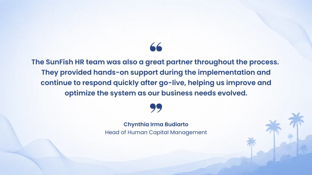 Eagle High Plantations shares how the SunFish HR team supports implementation and continuous system optimization